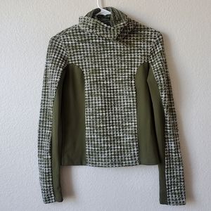Nike Pro Hyperwarm Olive Green Longsleeve Top